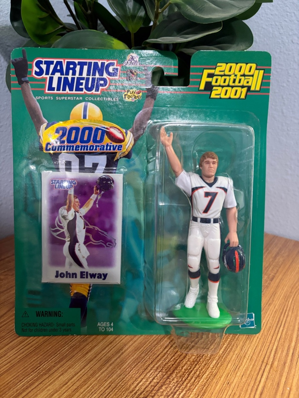 John Elway Action Figure - White & Blue